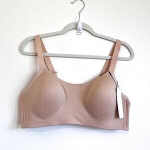 Knix The One & Only Scoop Bra Women Size XXXXL Tan Nude Wireless Molded Cups